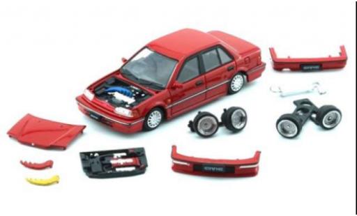 Diecast model cars Honda Civic EF2 red 1991 1/64 BM Creations
