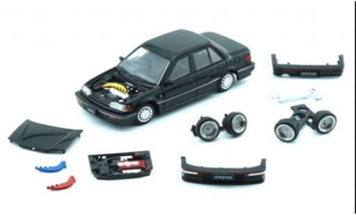 Diecast model cars Honda Civic EF2 black 1991 1/64 BM Creations