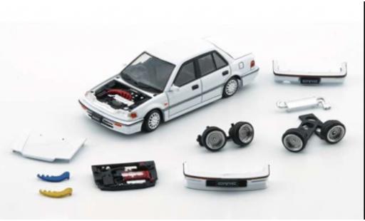 Diecast model cars Honda Civic EF2 white 1991 1/64 BM Creations