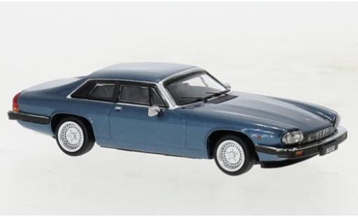 Diecast model cars Jaguar XJ Base -S V12 metallise blue 1984 1/64 BM Creations