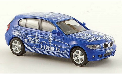 Bmw 114 E87 1/87 Herpa d blue Bayern-Edition 2005 Schone Maienzeit diecast model cars