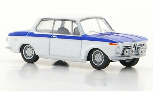 Bmw 2002 berline 1/87 Bub Classic white/blue diecast model cars