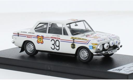 Diecast model cars Bmw 2002 ti Alpenfahrt 1973 #39 G.W.Stroppe/W.Smolej 1/43 Trofeu