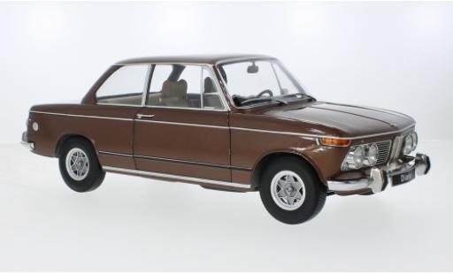 Diecast model cars Bmw 2002 ti Diana brown 1970 1/12 KK Scale