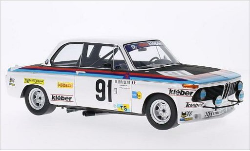 Bmw 2002 ti 1/18 Spark No.91 Heiddeger Racing Team 24h Le Mans 1975 /M.Degoumois diecast model cars