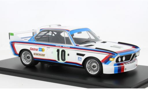 Diecast model cars Bmw 3.0 CSL 24h Spa 1973 #10 D.Quester/T.Hezemans 1/18 Spark