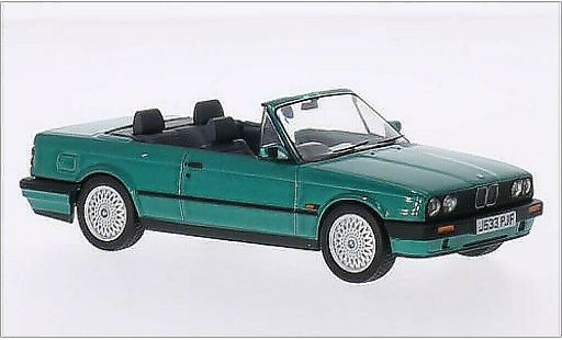 Bmw 318 cabriolet 1/43 Vanguards E30 i (E30) Convertible metallic green RHD diecast model cars