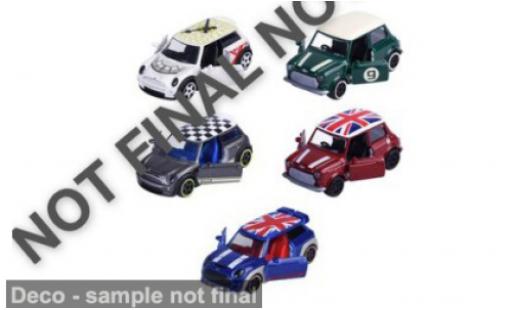 Diecast model cars Mini Cooper Base Bmw 5er Set: 1/64 Majorette