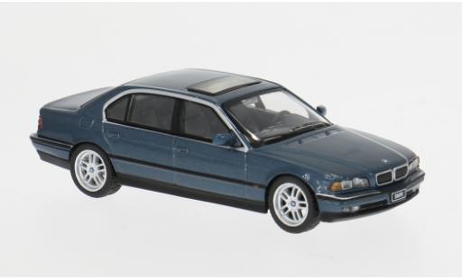 Diecast model cars Bmw 750 E38 iL () blue 1/64 Mini GT