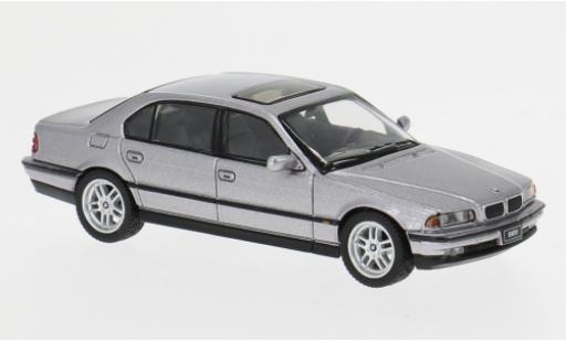 Diecast model cars Bmw 750 E38 iL () silver 1/64 Mini GT