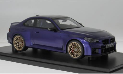 Diecast model cars Bmw M2 CS blue 2025 1/18 GT Spirit