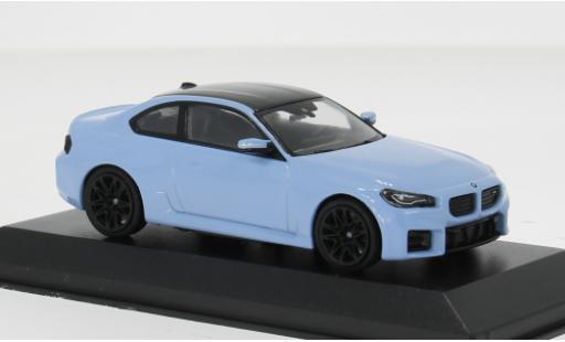 Diecast model cars Bmw M2 coupe blue 2023 1/43 Minichamps