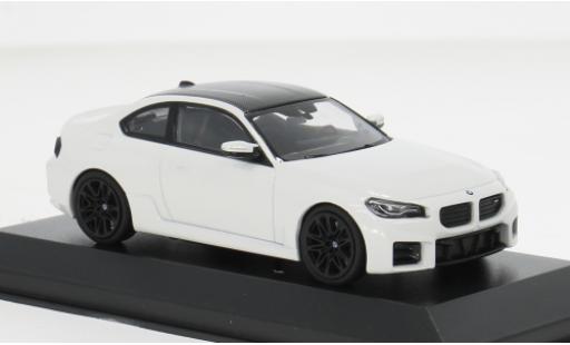 Diecast model cars Bmw M2 coupe white 2023 1/43 Minichamps