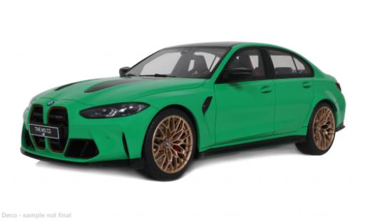 Diecast model cars Bmw M3 CS green 2023 1/18 GT Spirit