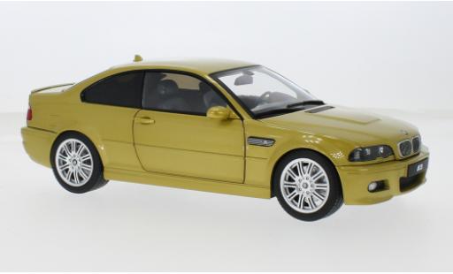 Diecast model cars Bmw M3 CSL E46 gold 1/18 Norev