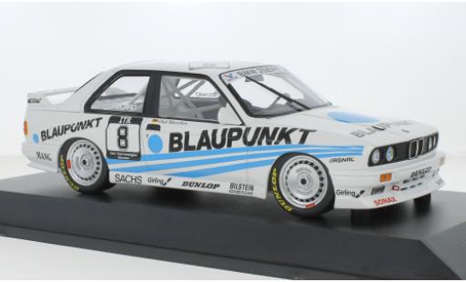 Diecast model cars Bmw M3 dtm (E30) 1988 Isert Blaupunkt #8 O.Manthey 1/18 Minichamps