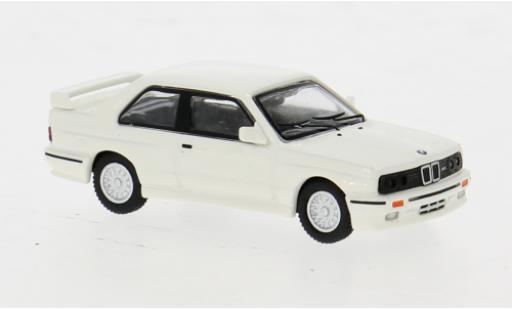 Diecast model cars Bmw M3 coupe (E30) white 1986 1/87 Minichamps