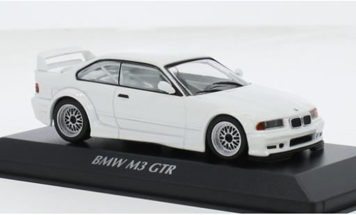 Diecast model cars Bmw M3 GTR (E36) white 1/43 Maxichamps