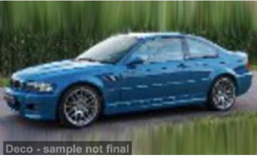 Diecast model cars Bmw M3 coupe (E46) blue 1/43 Solido