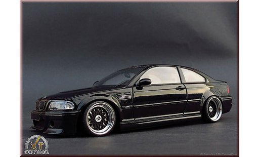 Bmw M3 CSL 1/18 Autoart E46 black jantes BBS 18 pouces diecast model cars