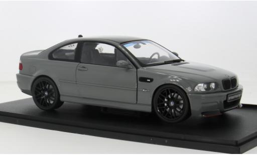 Diecast model cars Bmw M3 coupe (E46) grey 1/18 Solido