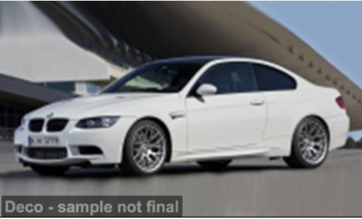Diecast model cars Bmw M3 coupe (E92) white 2007 1/43 Solido