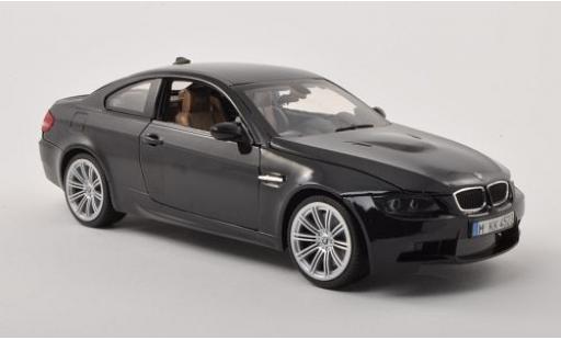 Diecast model cars Bmw M3 coupe (E92M) black 1/18 Motormax