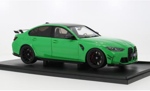 Diecast model cars Bmw M3 berline (G80) green 1/18 Solido