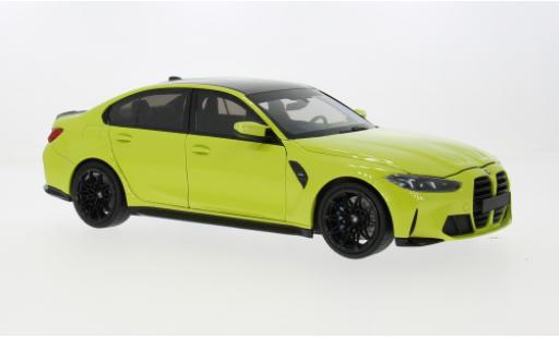 Diecast model cars Bmw M3 Touring (G81) yellow 2024 1/18 Minichamps