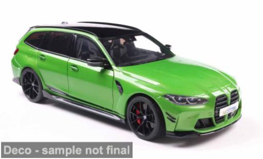 Diecast model cars Bmw M3 Touring (G81) green 1/18 Solido