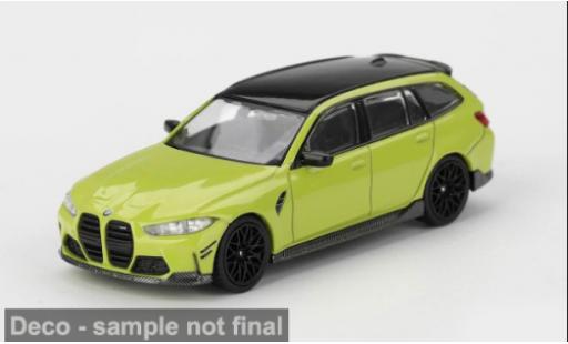 Diecast model cars Bmw M3 berline (G82) green 2025 1/64 Mini GT