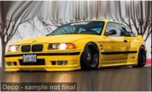 Diecast model cars Bmw M3 coupe yellow 1/18 Solido
