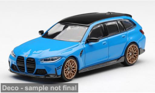 Diecast model cars Bmw M3 Touring M Performance blue/black 2025 1/64 Mini GT