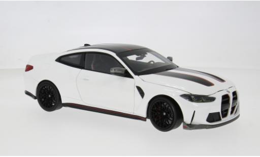 Diecast model cars Bmw M4 CSL (G82) blue 2022 1/18 Minichamps