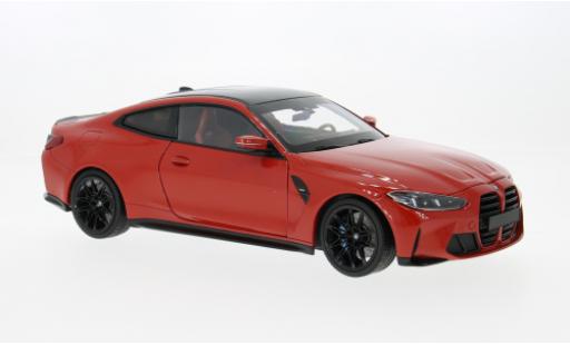 Diecast model cars Bmw M4 coupe (G82) red 2024 1/18 Minichamps
