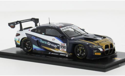 Diecast model cars Bmw M4 GT3 #998 1/43 Spark