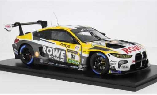 Diecast model cars Bmw M4 gt3 EVO 24h N&Atilde;&frac14;rburgring 2025 Rowe Racing #98 A.Farfus/J.Krohn 1/18 Spark