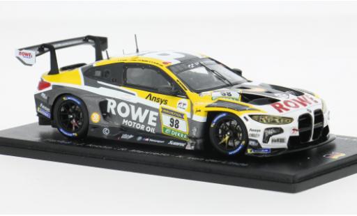 Diecast model cars Bmw M4 gt3 EVO 24h N&Atilde;&frac14;rburgring 2025 Rowe Racing #98 A.Farfus/J.Krohn 1/43 Spark