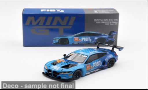Diecast model cars Bmw M4 gt3 EVO China GT 2025 FIST Team AAI #90 1/64 Mini GT