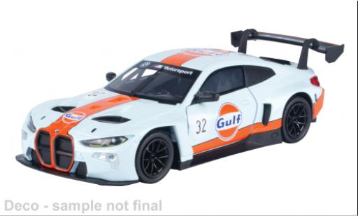 Diecast model cars Bmw M4 GT3 Gulf 1/24 Motormax