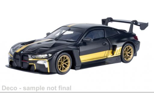 Diecast model cars Bmw M4 GT3 black/gold 1/24 Motormax