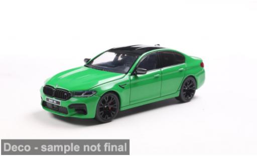 Diecast model cars Bmw M5 competition (F90) green 1/43 Solido