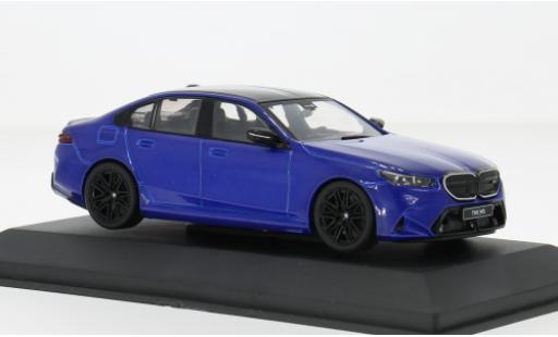 Diecast model cars Bmw M5 berline (G90) blue 1/43 Solido