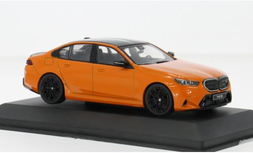 Diecast model cars Bmw M5 berline (G90) orange 1/43 Solido