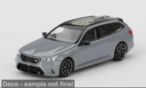 Diecast model cars Bmw M5 berline (G99) grey 2025 1/64 Mini GT