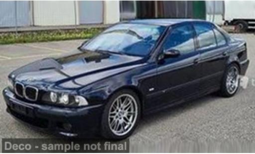 Diecast model cars Bmw M5 berline black 2002 1/43 Solido