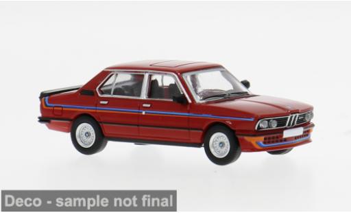 Diecast model cars Bmw M535 berline i (E12) red/Dekor 1980 1/87 PCX87