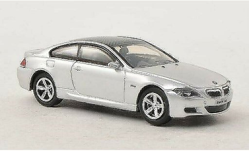 Bmw M6 Coupe 1/87 Busch E63 grey/carbon 2005 diecast model cars