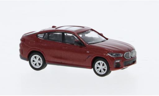 Diecast model cars Bmw X6 suv red 1/87 Minichamps
