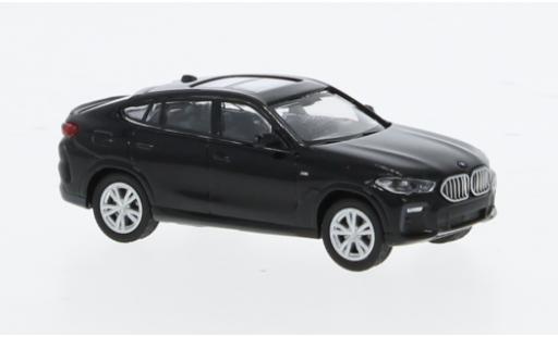 Diecast model cars Bmw X6 suv black 2020 1/87 Minichamps